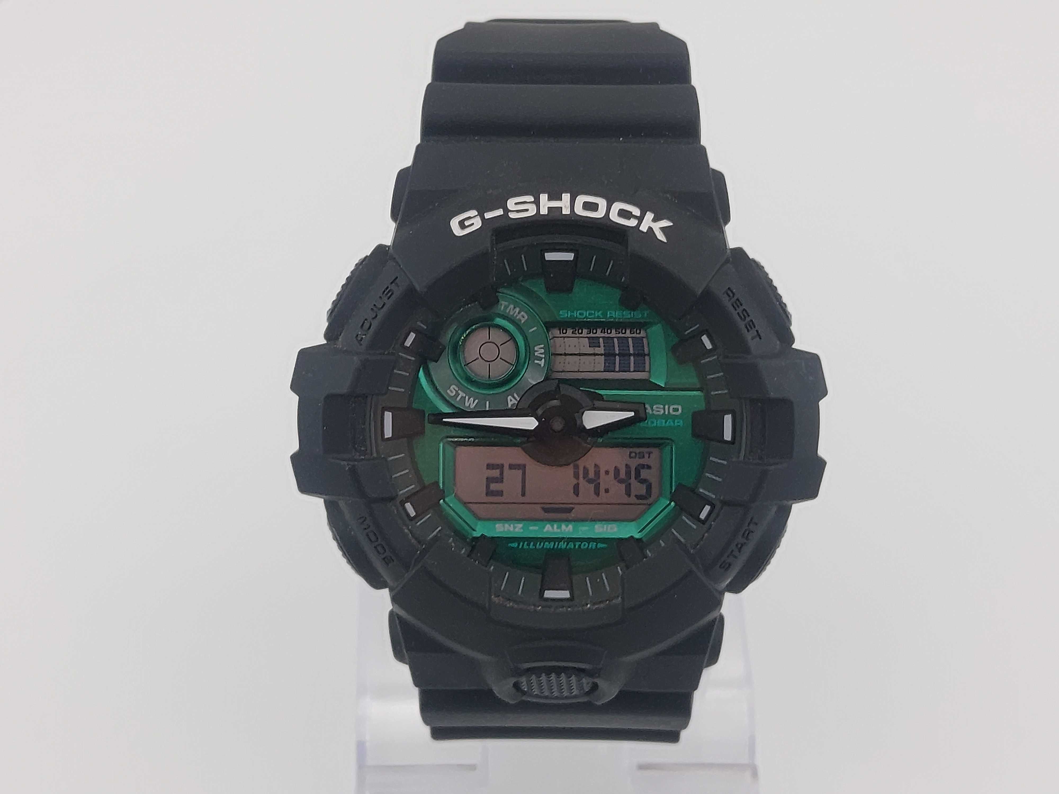 Zegarek męski G-Shock GA-700MG czarno-zielony GWARANCJA