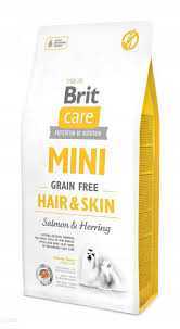 Sucha karma dla psa Brit Care Minigrain Free Hair Skin 2Kg