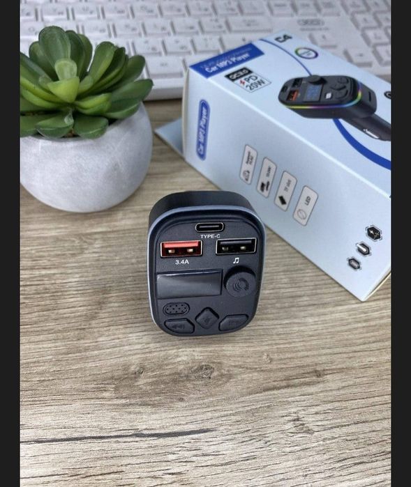 FM-модулятор C4 Car FM Player Bluetooth, Трансмітер