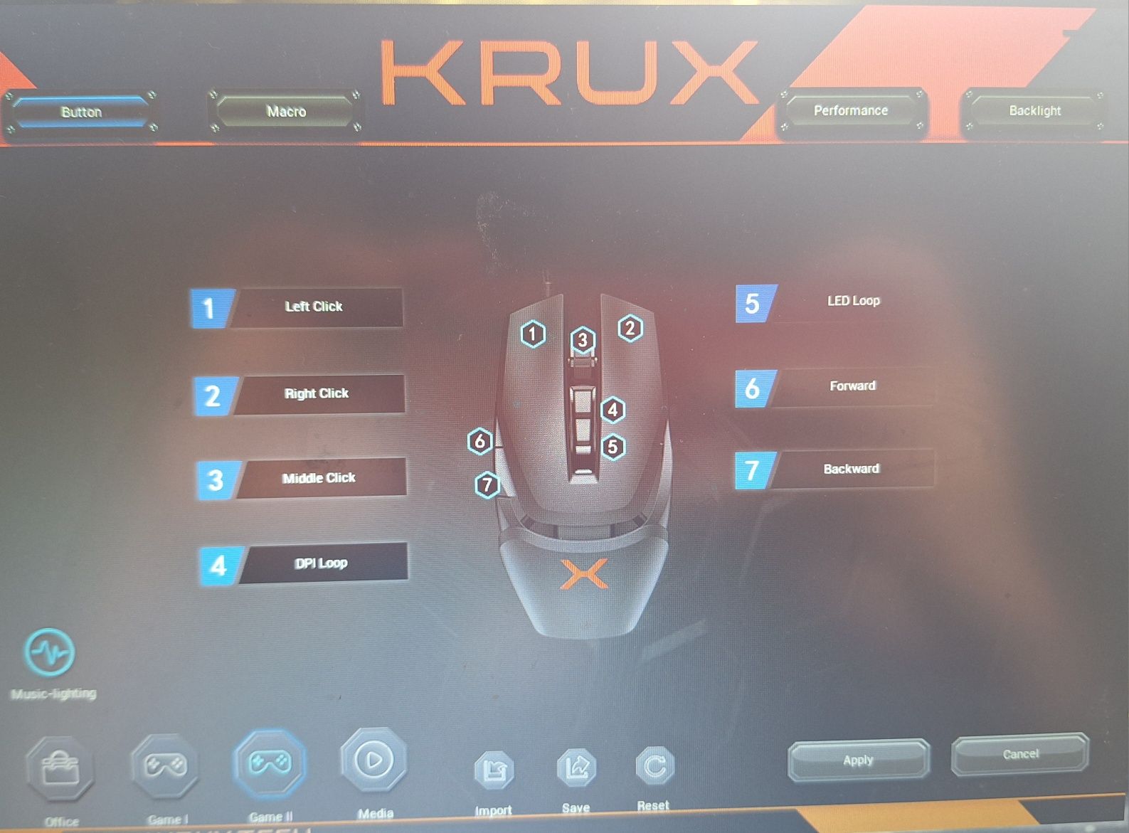 Zestaw klawiatura krux atax pro rgb i myszka krux bot rgb