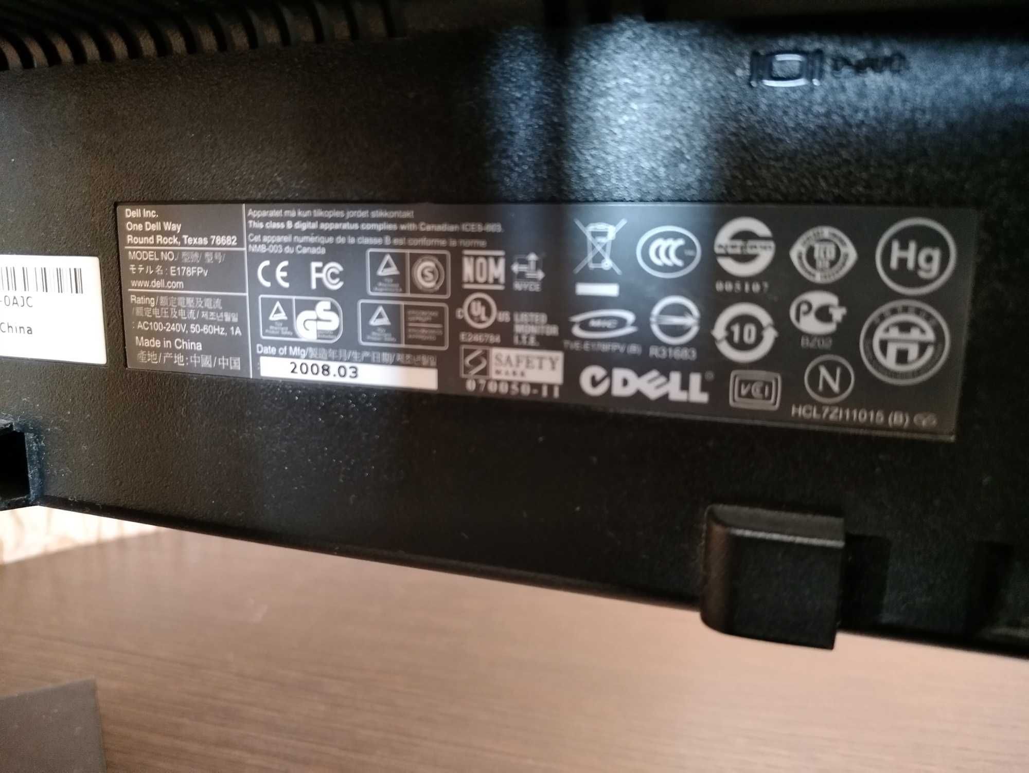 монитор Dell E178 FPv