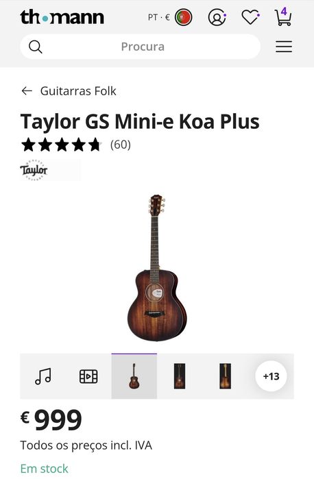 Taylor GS Mini-e Koa Plus