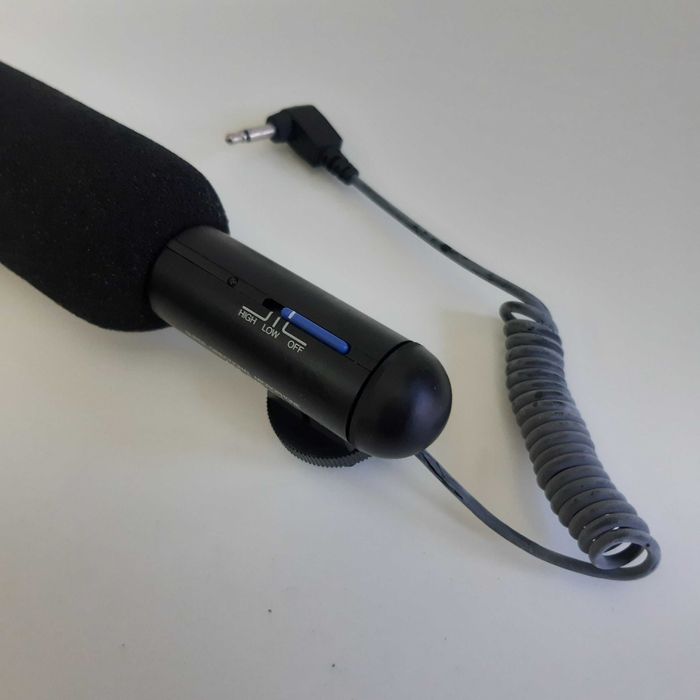 Retro Microfone Super Direccional JVC Camera Video jack 3,5mm Funciona
