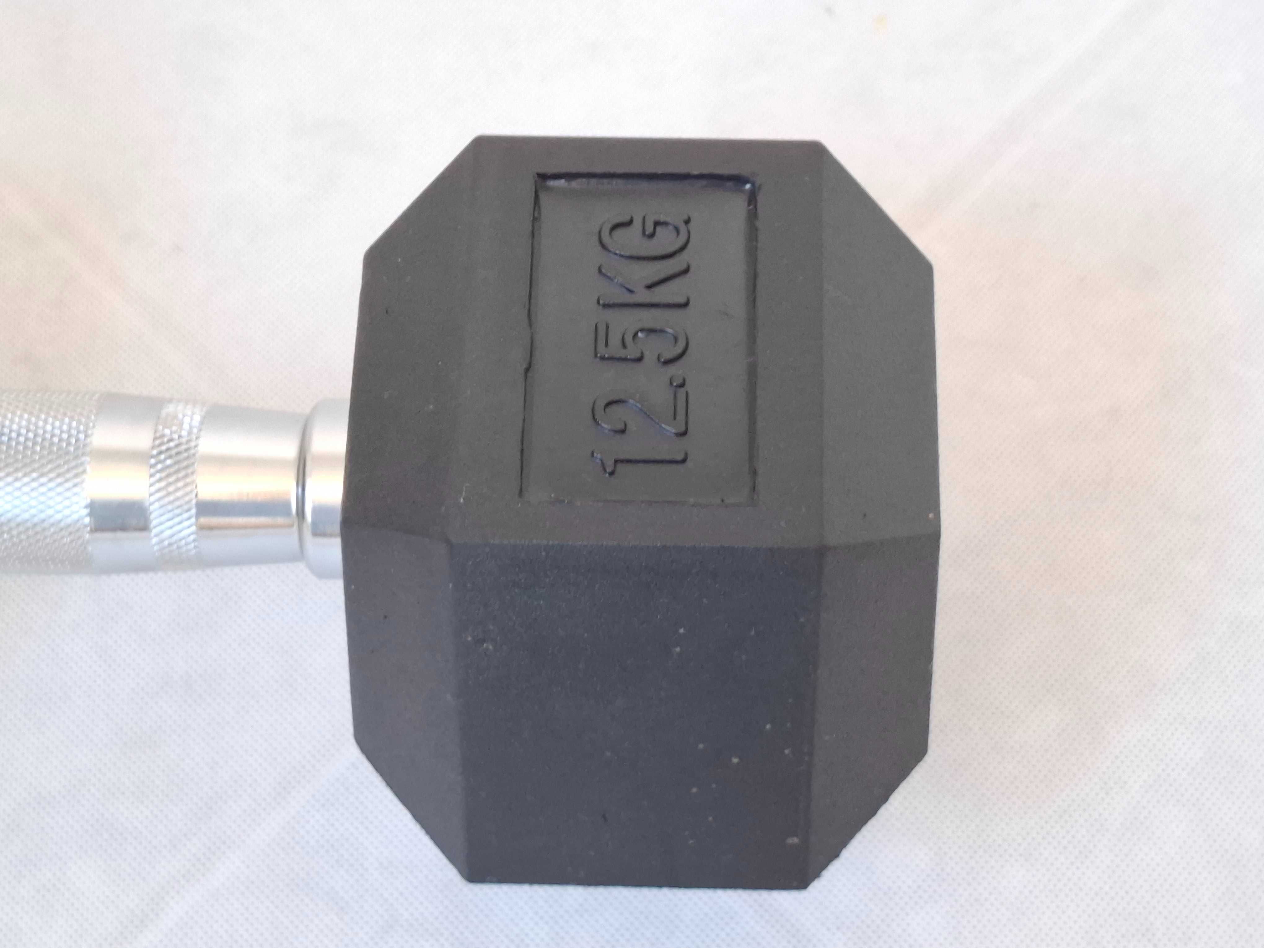 Hantle ogumowane sześciokątne Hex, 2 x 12,5 kg art. nr NFHEX