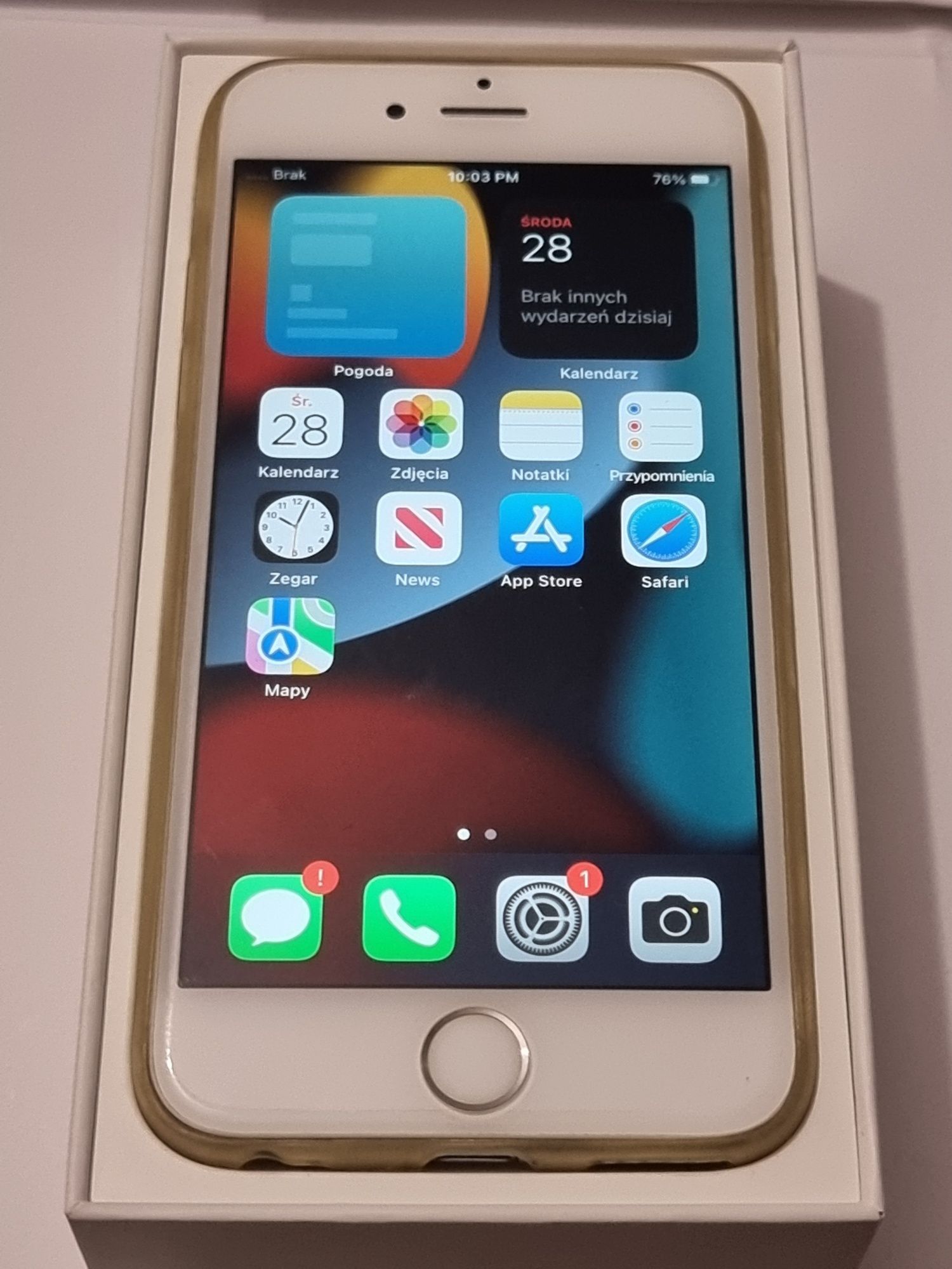 Apple iPhone 6S 32GB silver srebrny sprawny bdb stan