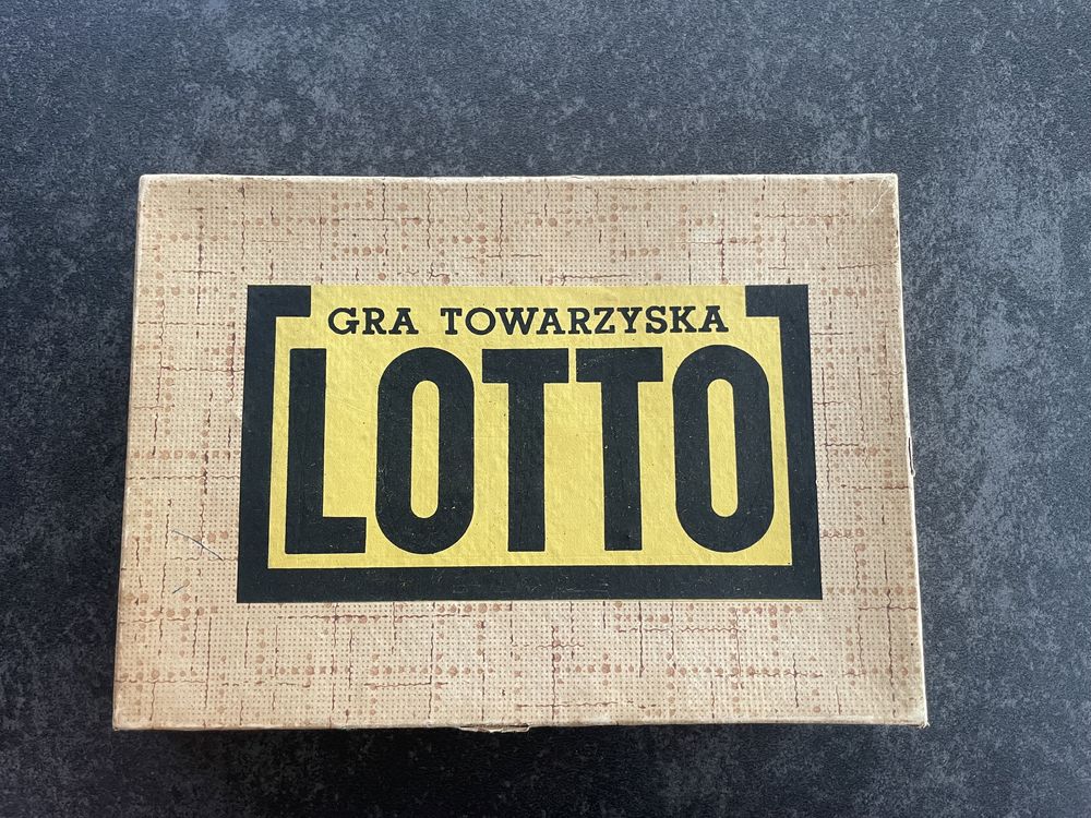 GRA towarzyska LOTTO PRL kolekcjonerska vintage rozrywka