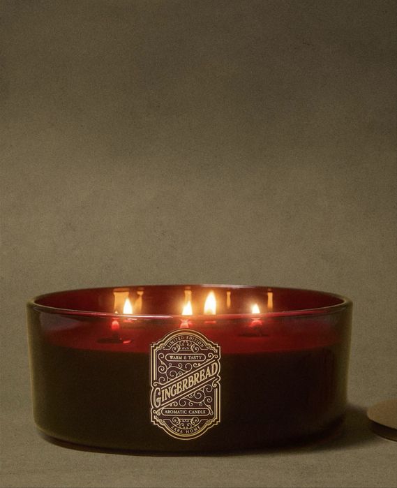 (900 G) Vela Aromática GINGERBREAD Zara Home NOVO