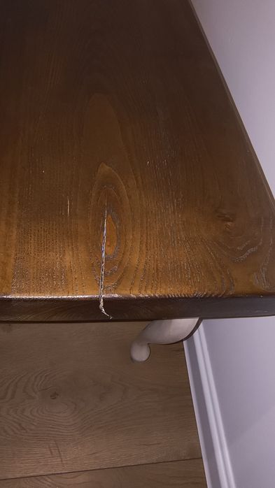 Solidna drewniana ława/ stolik kawowy  w stylu rustykalnym