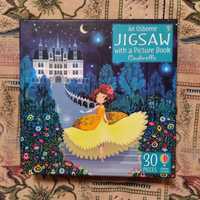 Usborne book and jigsaw cinderella набір книга і пазл попелюшка