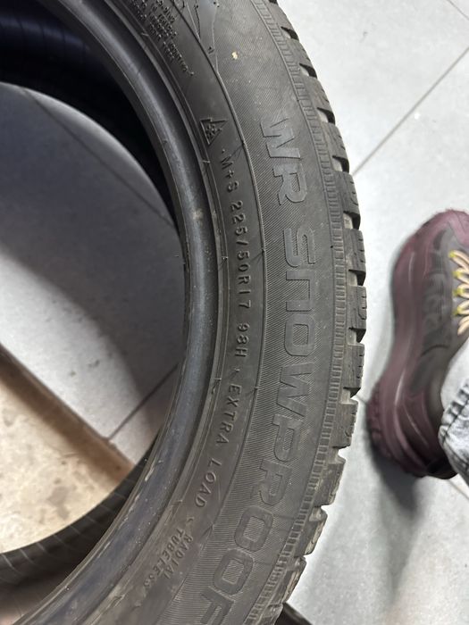 225/50r17 Nokian зима 7мм