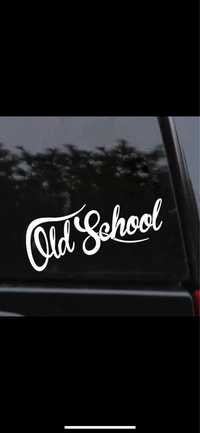 Наклейки, наліпки на авто/мото „Old School“