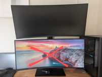 Monitor Xiaomi 34" curved 144hz że stojakiem