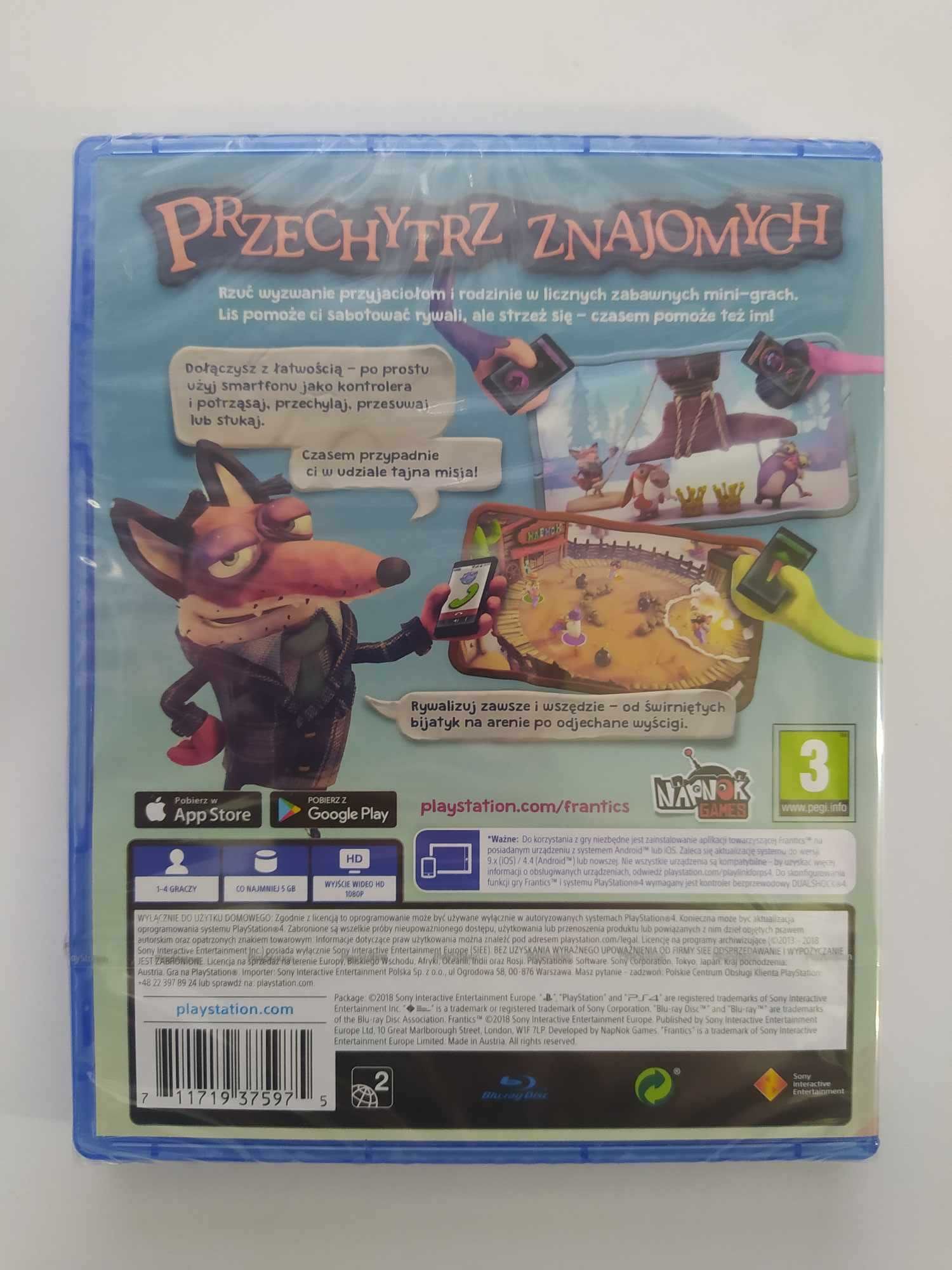NOWA Frantics PS4 Polska wersja