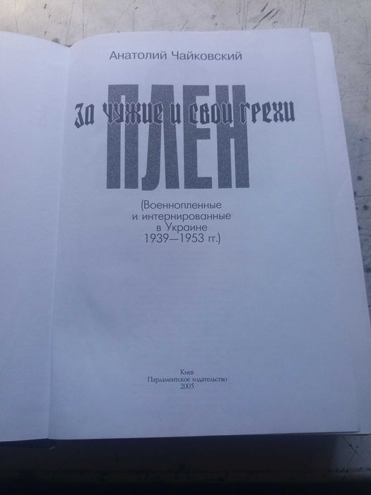 Книга Плен за чужие и свои грехи