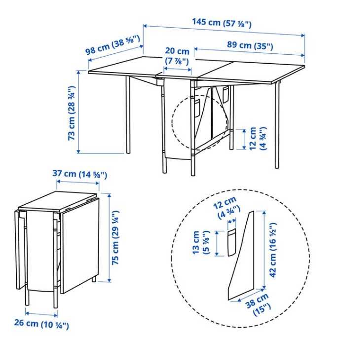 Mesa extensível de abas rebatíveis c/arrumação, branco/cinz clr