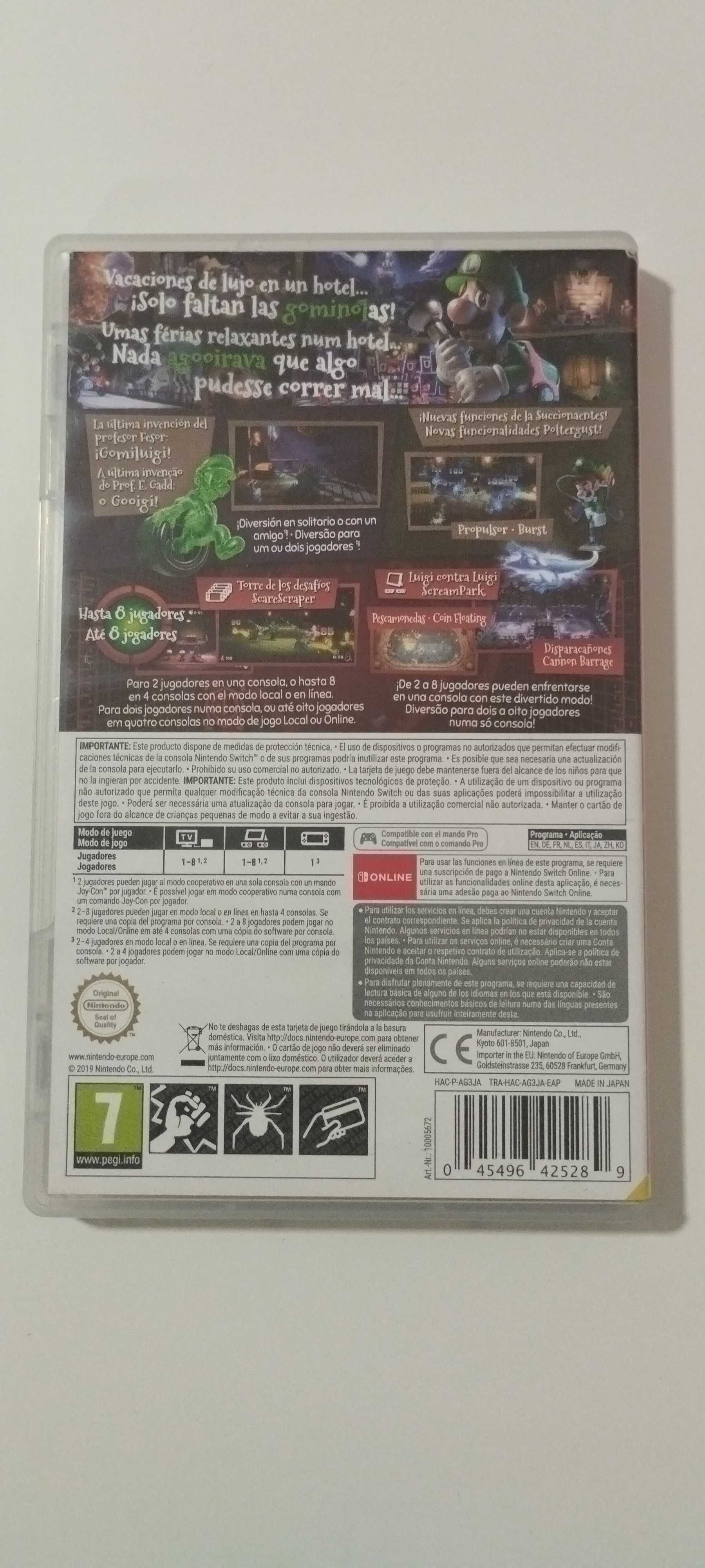 Luigi's Mansion 3 - Jogo Nintendo Switch