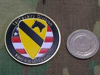 Challenge coin 1st Cavalry Division US Army