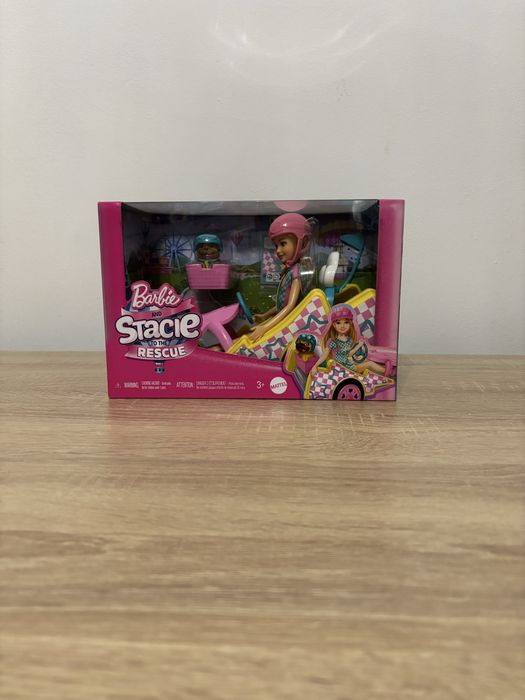 Lalka Barbie Gokart
