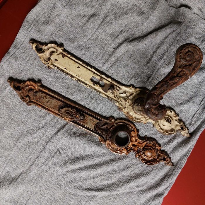 Szyldy z klamka lata 40 te 50 te