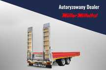 Müller-Mitteltal ETU-TA-R  Tandem Tridem Niskopodwoziowy, Przyczepa Najazdy Burty 7 27 ton DEALER
