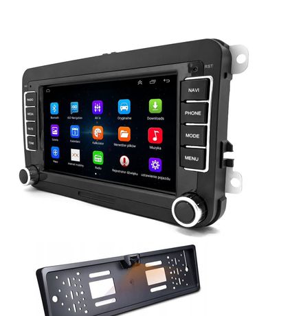 Radio samochodowe 7" 7021A  Vw Passat Golf Vag Android 9 kamera