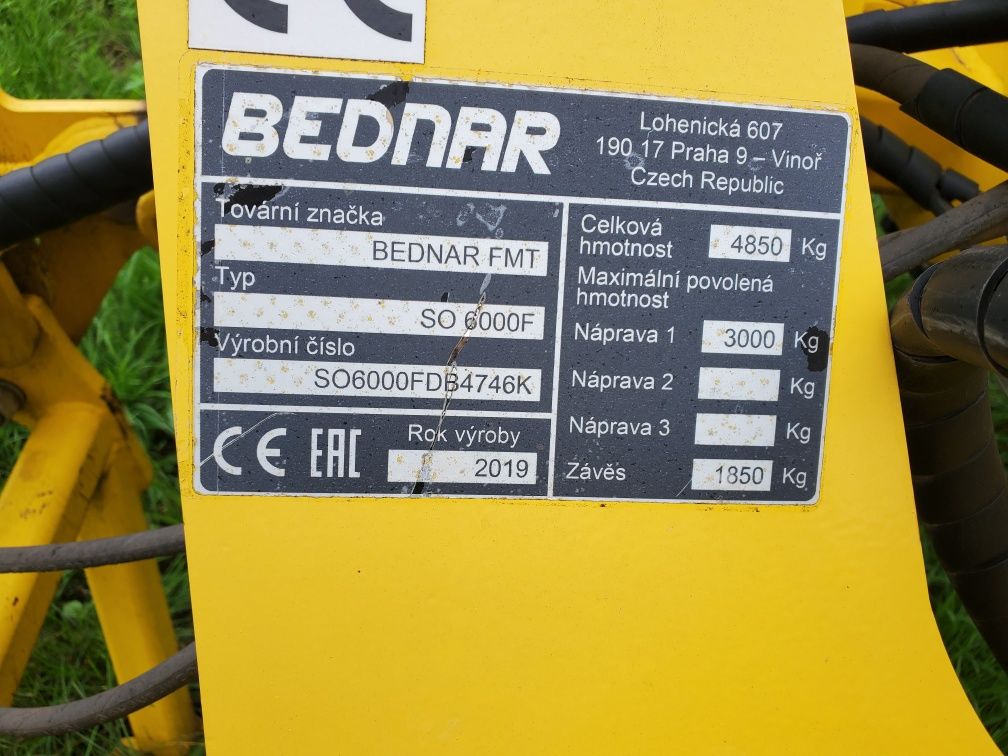 культиватор BEDNAR SWIFTER SO 6000F