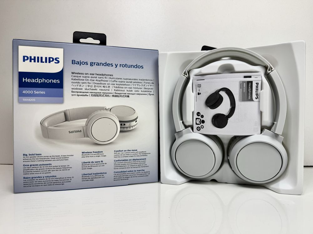 Нові Навушники Philips TAH4205WT Wireless Mic White TAH4205WT/00
