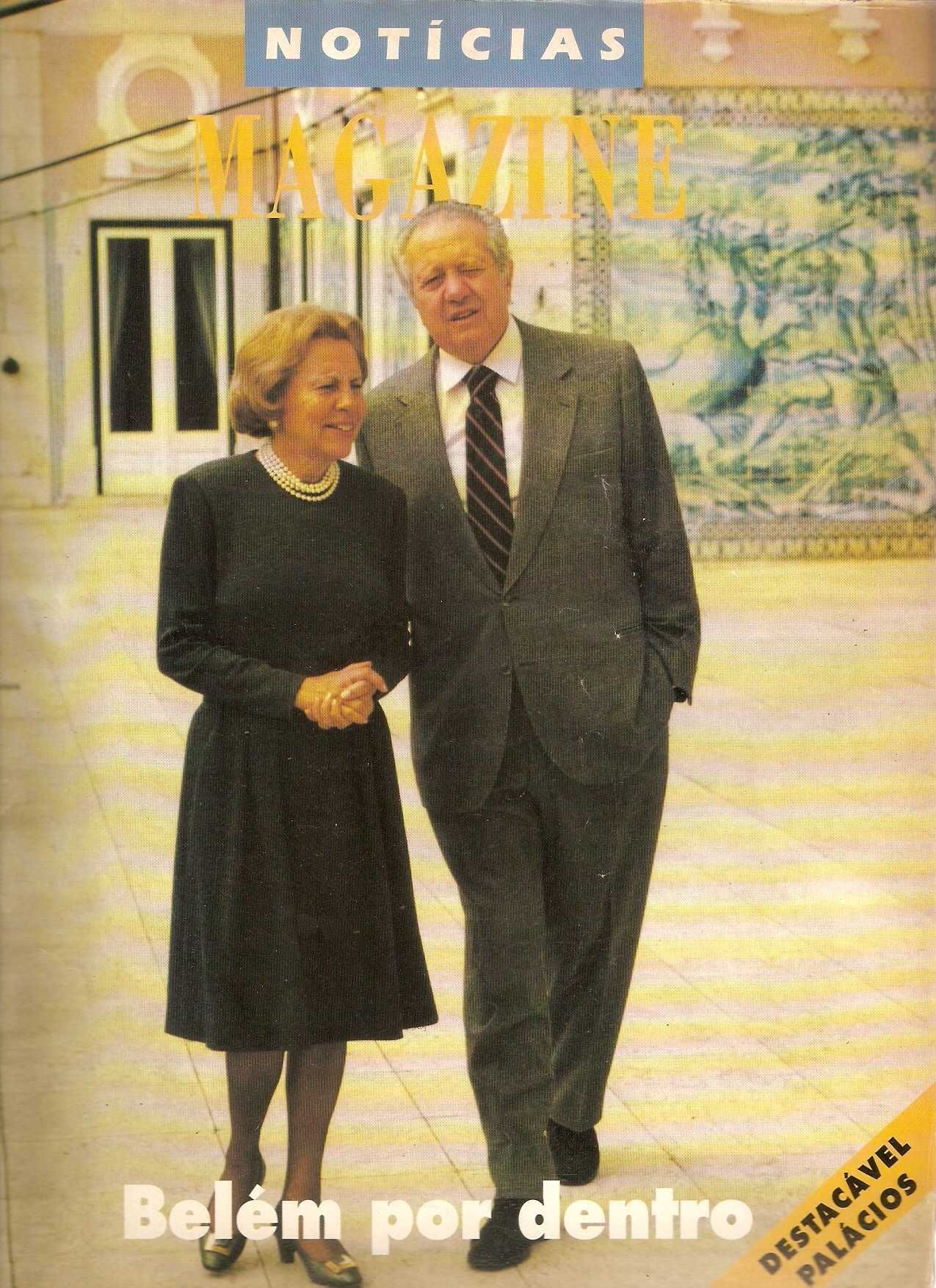 Mário Soares e Maria Barroso juntos no palácio NM em 1993