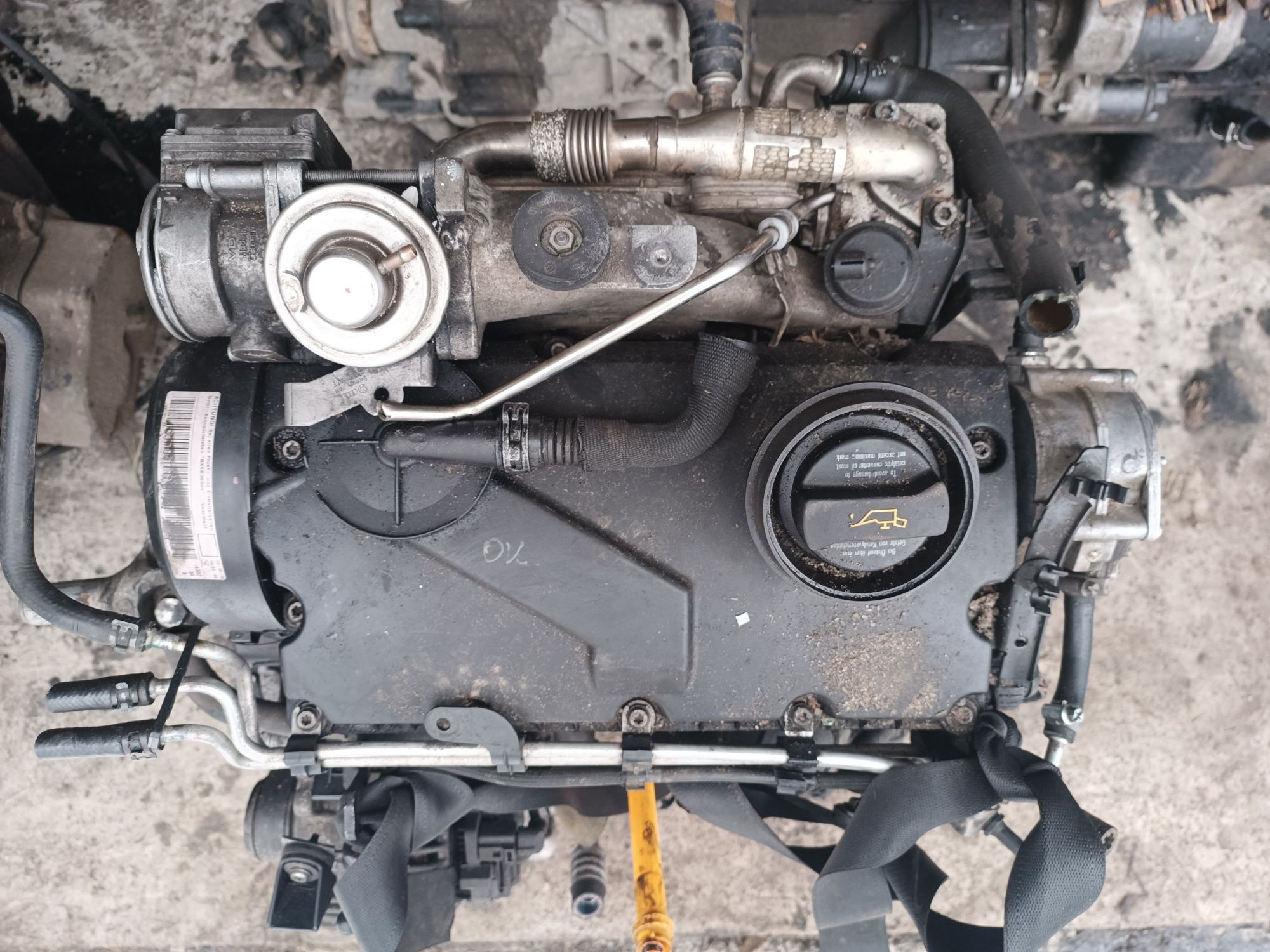 Двигун Мотор Двигатель Volkswagen Golf Skoda 1.9 TDI BXE
