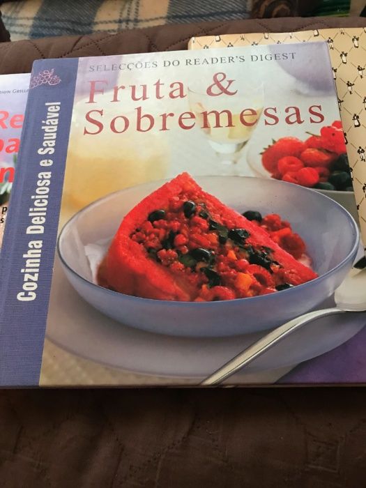 Livros cozinha em bom estado