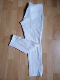 Białe spodnie eleganckie rozmiar M