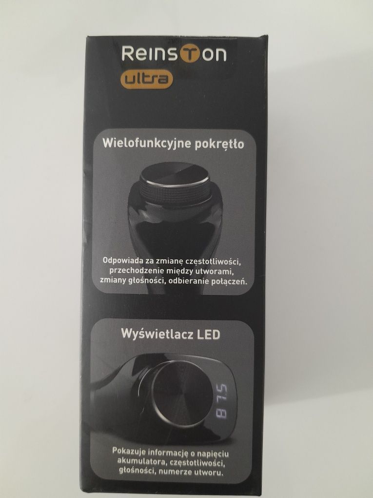 Zestaw głośnomówiący REINGSTON z transmiterem  fm