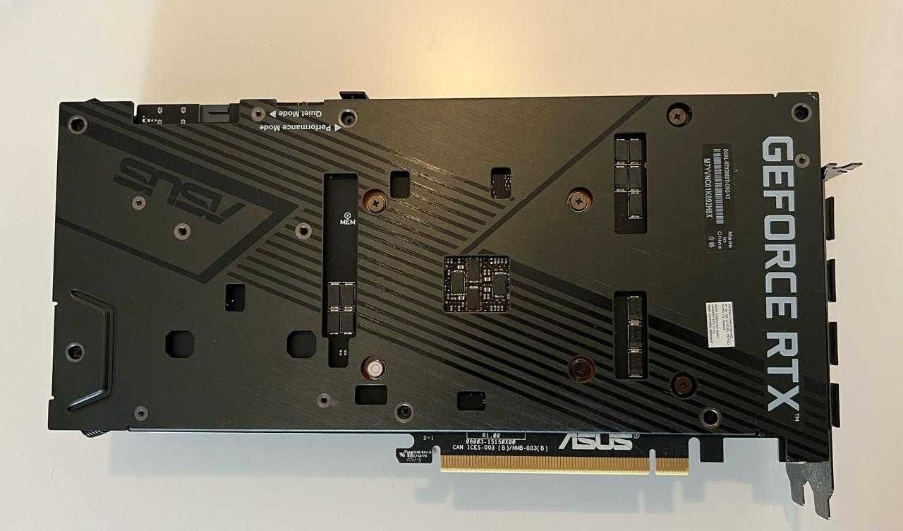 NVIDEA ASUS Geforce RTX 3060Ti DUAL Series impecável