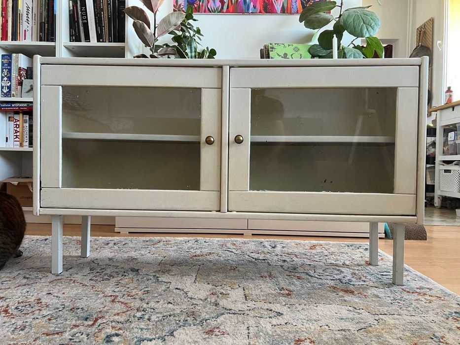 Szafki witryny vintage, 2 szt