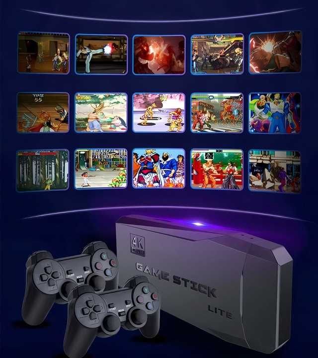 KONSOLA RETRO GRA TELEWIZYJNA hdmi 2 pady 20000 gier menu PL