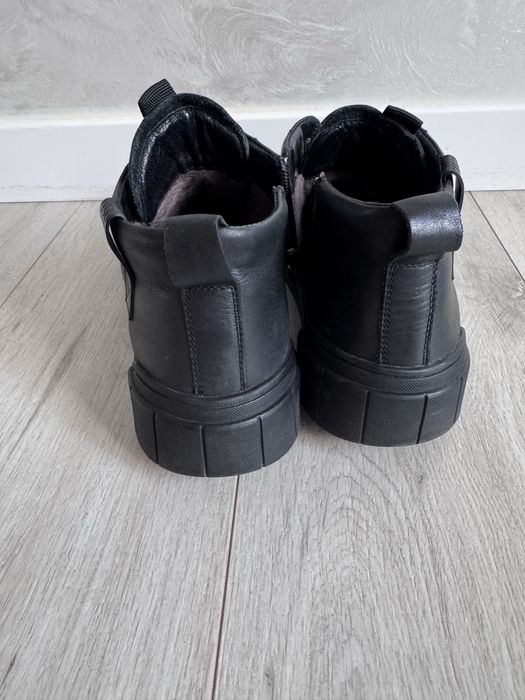 Черевички шкіряні/ теплі/ високі кеди/ 43 розмір