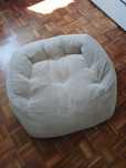 Puff bege 80x80cm
