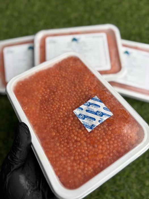 Ікра Горбуші Аляска, Морепродукти, Креветки, Філе Лосося