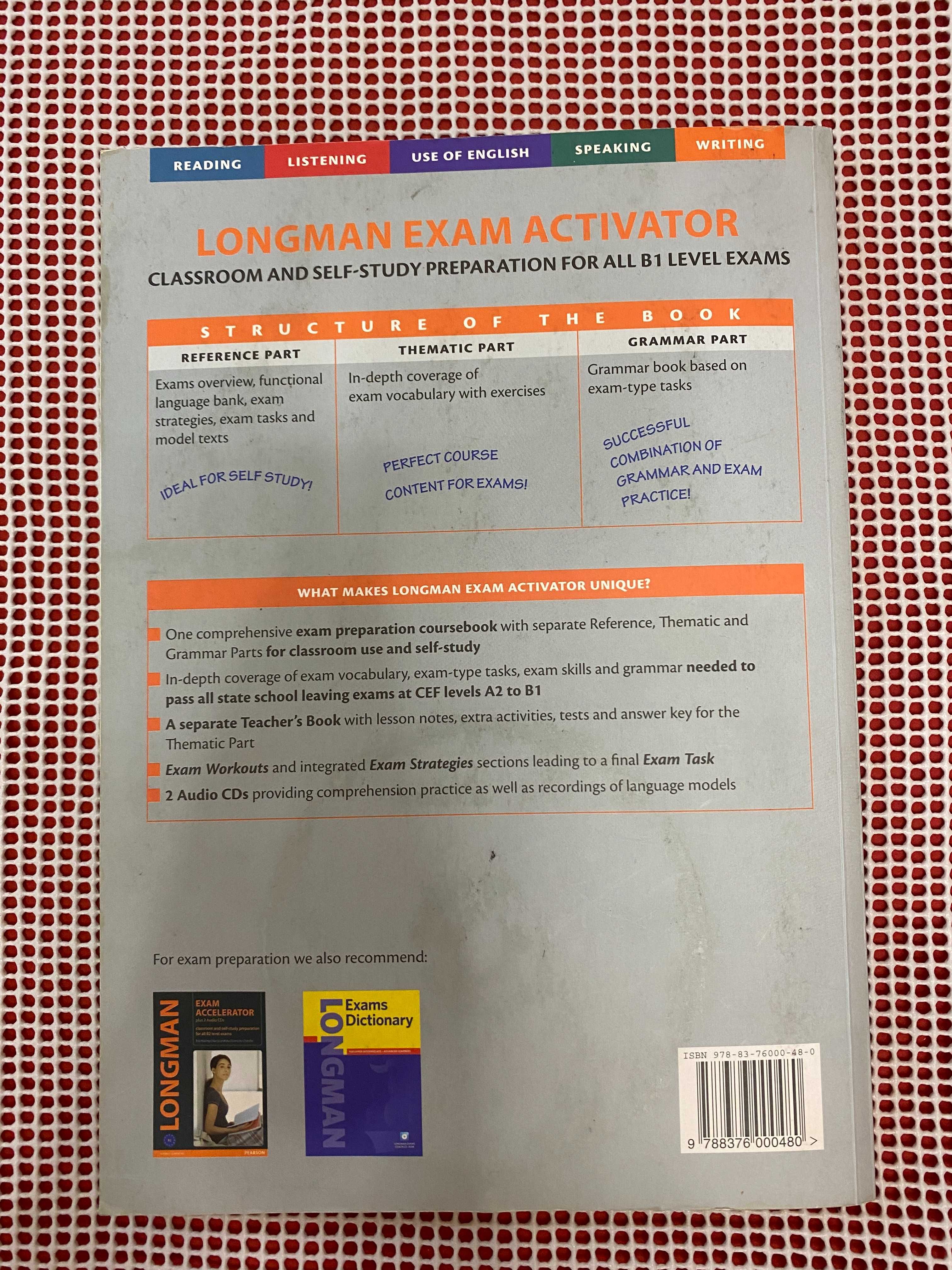 Підручник для самооцінювання English Longman Exam Activator B1 500грн