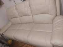 Sofa skórzana Agatę meble z funkcją relax