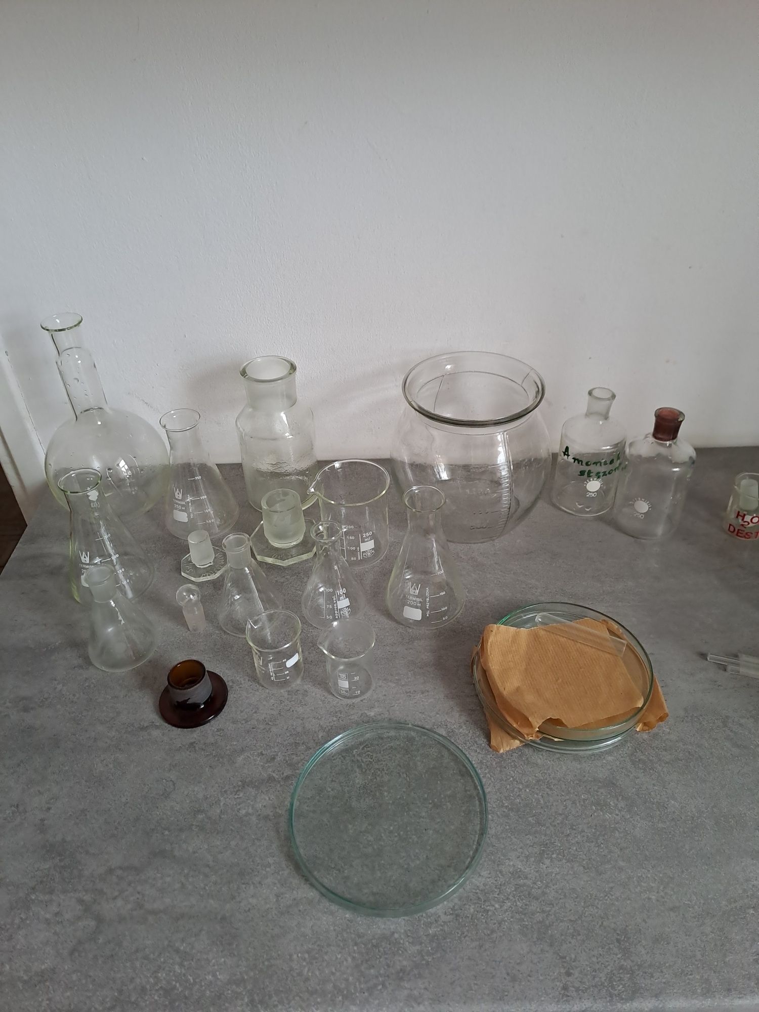 Szkło Laboratoryjne różne