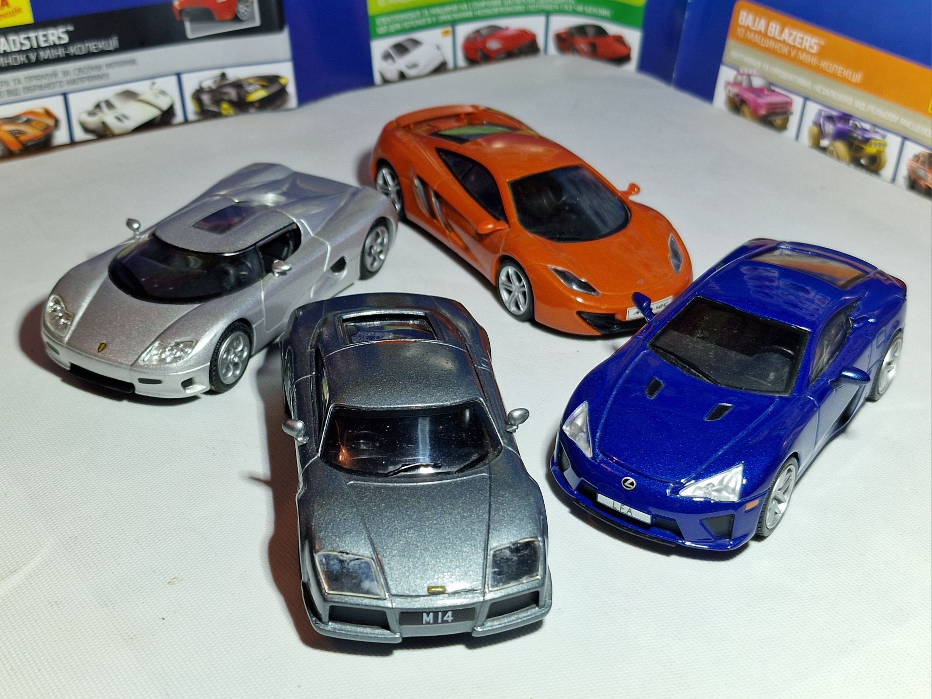 Суперкари від DeAgostini "Koenigsegg, Noble, Lexus, McLaren"