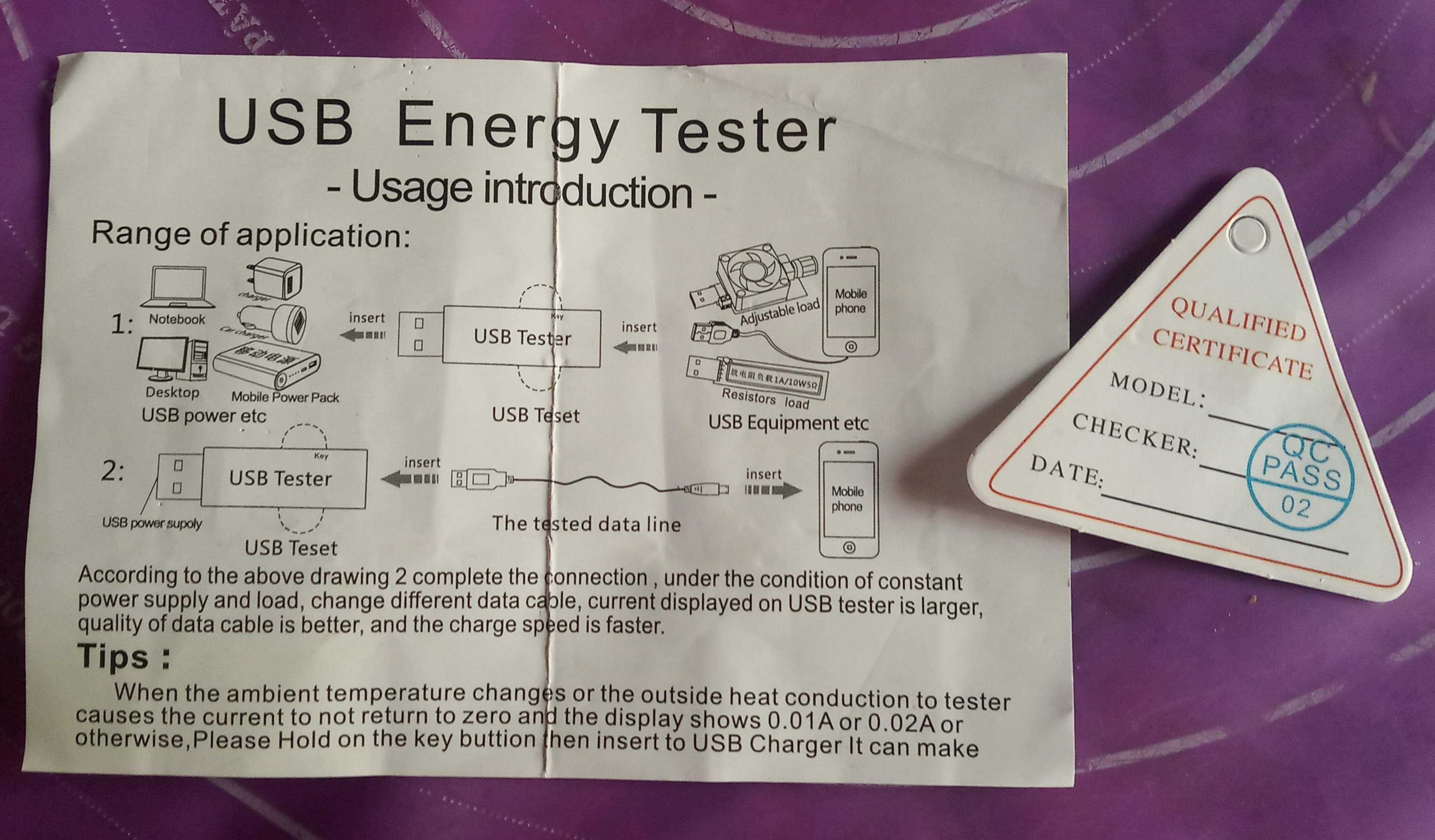 USB-тестер U103 багатофункціональний дисплей