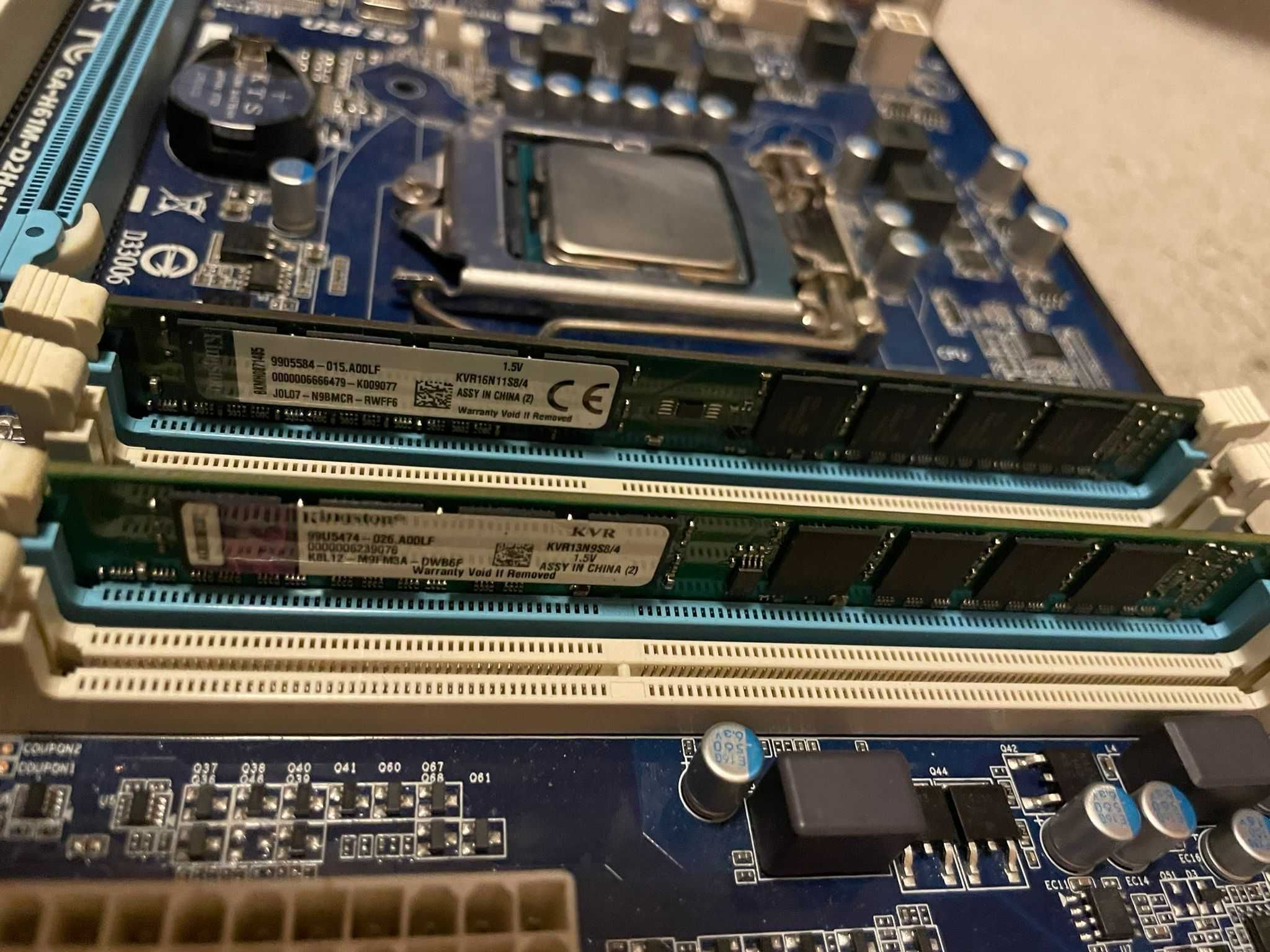 Kit atx gigabyte + i5 3470 + 4gb ram