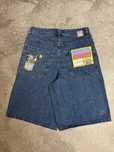 Шорты шорти Empyre Unwind Ultra Wide Scramble washed blue polar dime