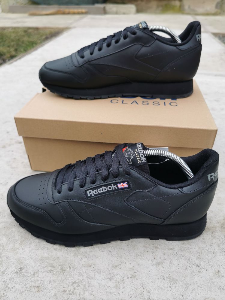 ОРИГІНАЛ Reebok Classic Leather Black 3912 кросівки оригінал