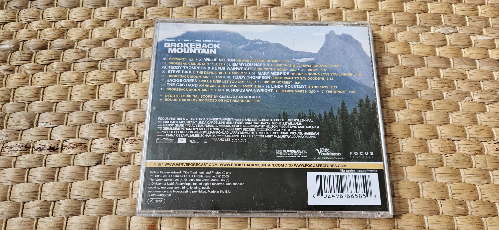 Brokeback Mountain Santaolalla ost soundtrack