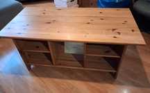 Ikea Leksvik stol ława drewno
