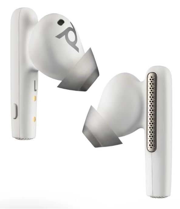 Słuchawki Poly Voyager Free 60+, Białe USB-A