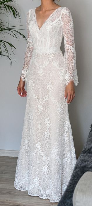 Suknia ślubna rybka